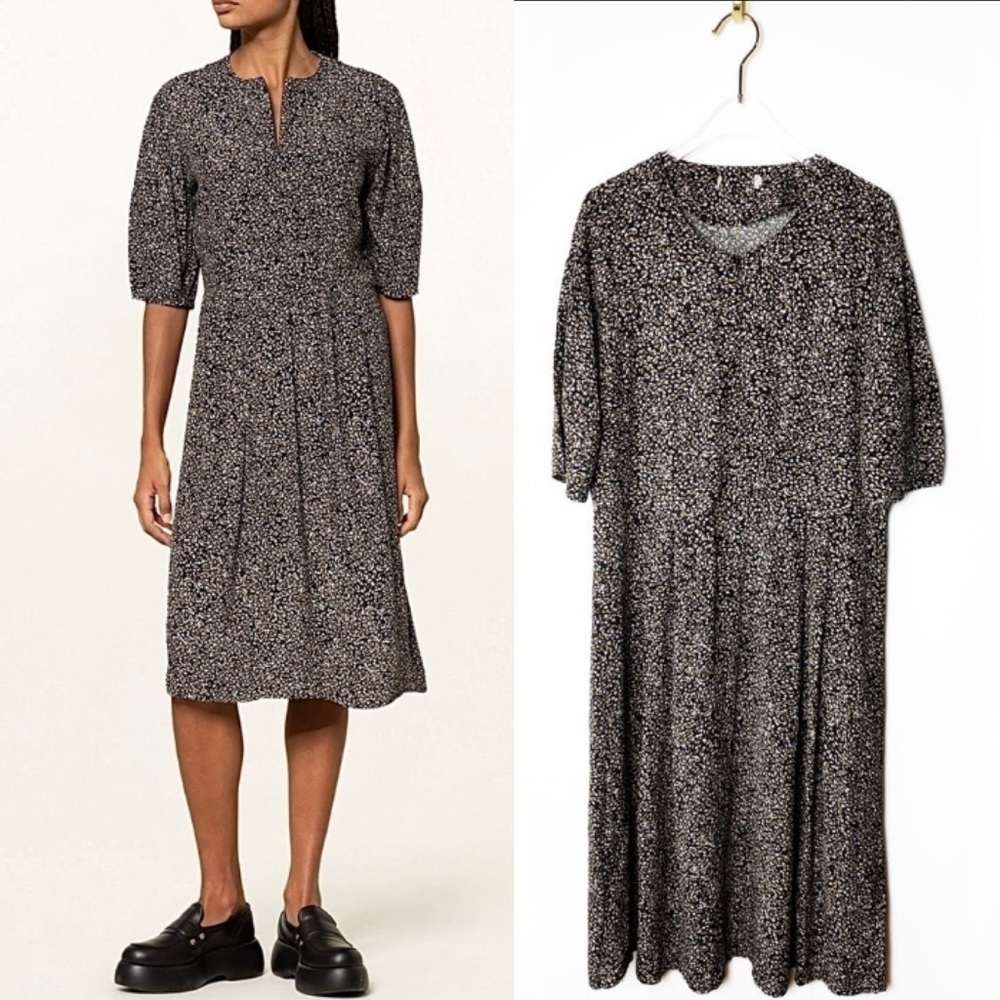 MOSS COPENHAGEN Callia MSCH Liberty floral dress Womens size M